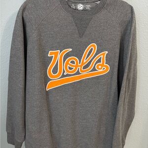 Gray Tennessee Vols (baseball logo) Men's Sweater